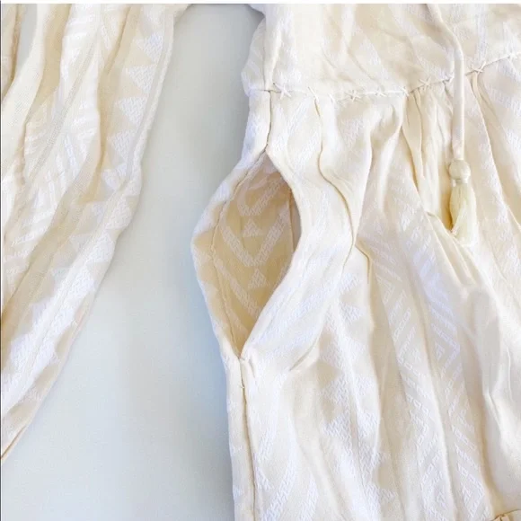 Anthropologie Maeve Dominique Boho Tunic Dress in Beige- Size Small - Picture 11 of 14